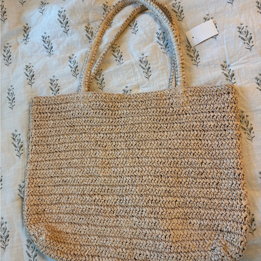 J.CREW Woven Tote Bag - NWT